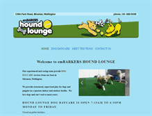 Tablet Screenshot of houndlounge.co.nz